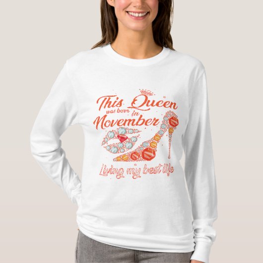 November koningin t-shirt (Voorkant)