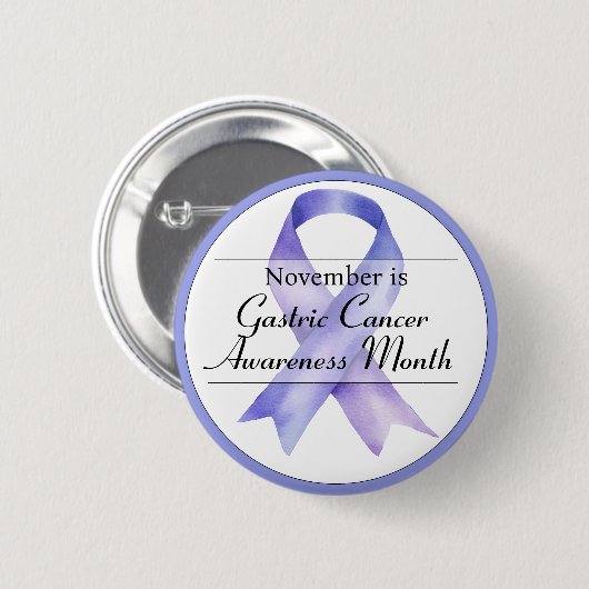November Maag Kanker Bewustzijnsmaand Ronde Button 5,7 Cm (Voorkant /achterkant)