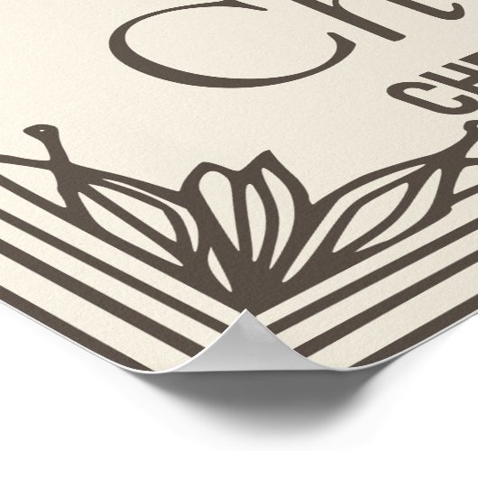 November maand bloem poster (Hoek)