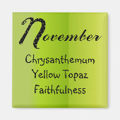 November Magneet (Voorkant)