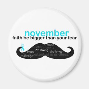 *November mannen maand gezondheidsvoorlichting Magneet