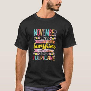 November meisjes 1982 39 jaar oud Geweldige sinds T-shirt