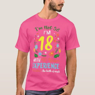November Meisjes Bloemen T-shirt 58 Jaar Oud IM ni