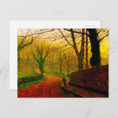 November Middag Stapleton Park Grimshaw Feestdagenkaart (Voorkant / Achterkant)