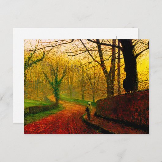 November Middag Stapleton Park Grimshaw Feestdagenkaart (Voorkant / Achterkant)