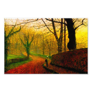 November Middag Stapleton Park Grimshaw Foto Afdruk