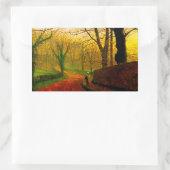 November Middag Stapleton Park Grimshaw Rechthoekige Sticker (Tas)