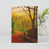 November Middag Stapleton Park Grimshaw Save The Date (Staand voorkant)