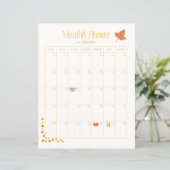 November Monthly Planner (Staand voorkant)