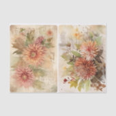 November Mums Tissuepapier (Voorkant)