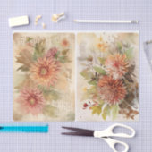 November Mums Tissuepapier (Craft)