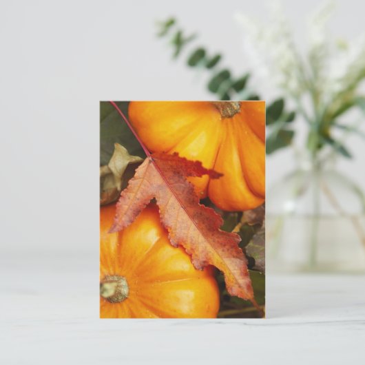 November-ontwerp Briefkaart (Staand voorkant)