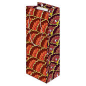 November-partij Thanksgiving Wijn Cadeautas (Achterkant Gekanteld)