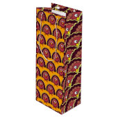 November-partij Thanksgiving Wijn Cadeautas (Voorkant Gekanteld)