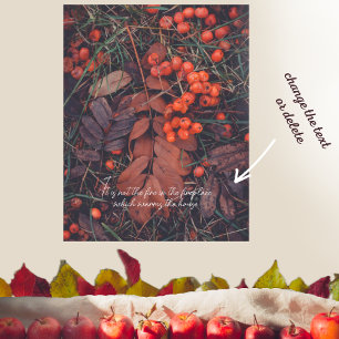 November patroon poster