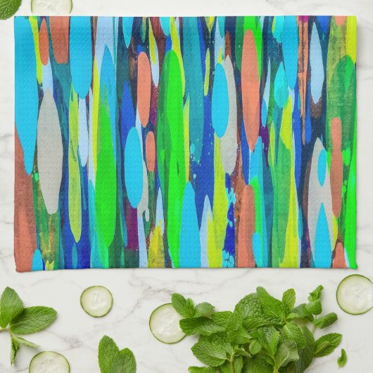 November Regen Keukenhanddoek (Gevouwen)