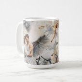 November Regen Waterverf Koffiemok (Voorkant links)