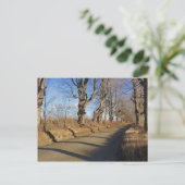 November Road Briefkaart (Staand voorkant)