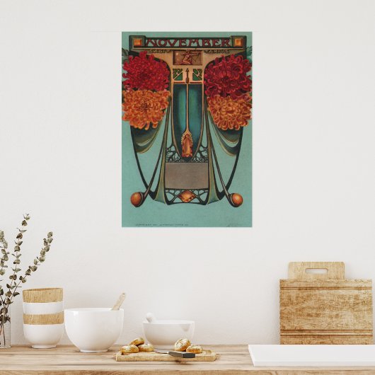 November - Sagittarius Poster (Keuken)