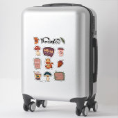 November stickerblad - Eekhoorns & gezellige momen Sticker (Koffer)