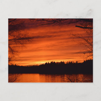 November Sunset Briefkaart