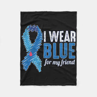 November T1D Bewustzijnslint Blauw voor Vriend Dia Fleece Deken