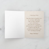 November Topaz Birthstone Birthday Card Kaart (Binnen)