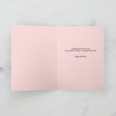 November tot december Geboorte Bloem Aangepaste Ve Kaart (Binnen)