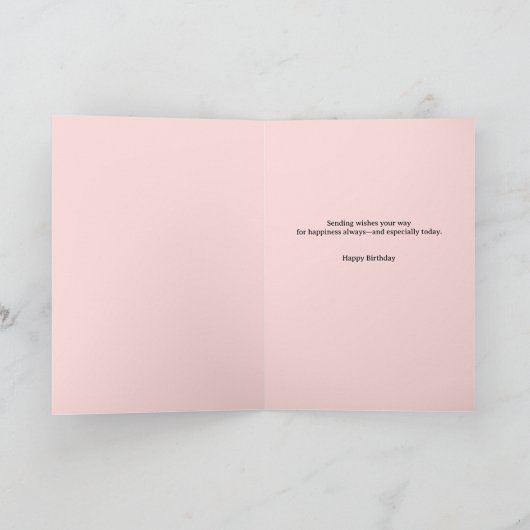 November tot december Geboorte Bloem Aangepaste Ve Kaart (Binnen)