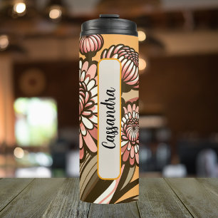November Verjaardag Maand Chrysanthemum 16 oz Thermosbeker