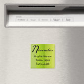 November Verjaardag Magneet (Insitu (Vaatwasser))
