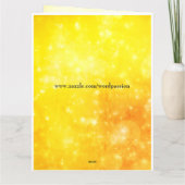 November verjaardagssteen Topaz Greeting Kaart (Achterkant)