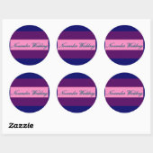"November Wedding" Elegant Sticker - Gepersonalise (Vel)