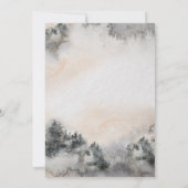 November Wedding Invitation Kaart (Achterkant)