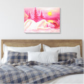 November zomer canvas afdruk (Insitu (Slaapkamer))