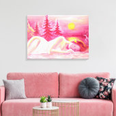 November zomer canvas afdruk (Insitu (Woonkamer))