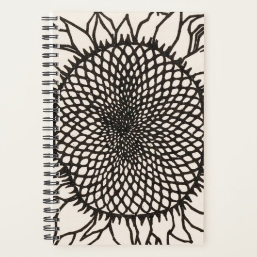 November Zonnebloem Illustratie Julie de Graag Planner (Voorkant)