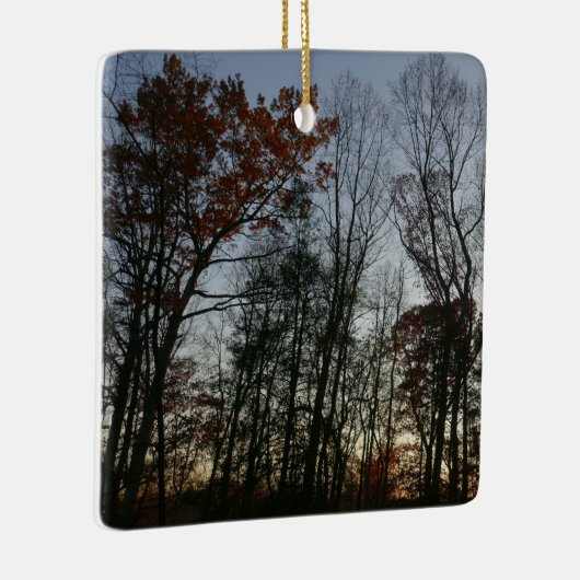 November zonsondergang keramisch ornament (Rechts)