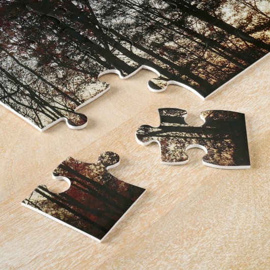 November zonsondergang legpuzzel (Zijkant)