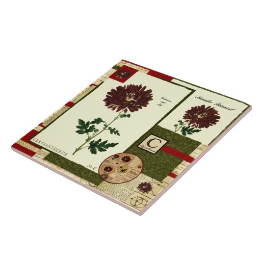 November's Bloem Tegeltje (Zijkant)