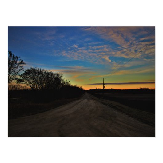 "November's Einde" Foto Afdruk (Voorkant)