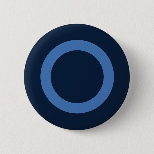 Novembro Azul | Blue November Ronde Button 5,7 Cm (Voorkant)
