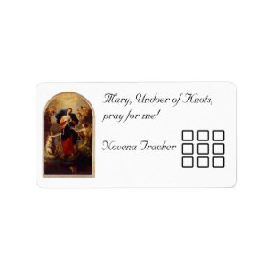 Novena Tracker, Mary Undoer of Knots Etiket