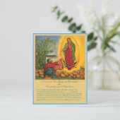 Novena voor onze dame van Guadalupe Briefkaart (Staand voorkant)