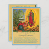 Novena voor onze dame van Guadalupe Briefkaart (Voorkant / Achterkant)