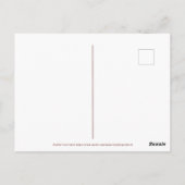 Novermber Maand Bloemen Chrysanthemum Fancy Postca Briefkaart (Achterkant)