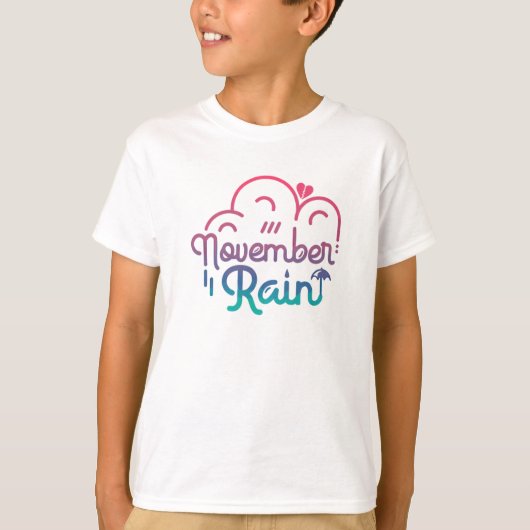Novermber Rain T-shirt (Voorkant)