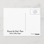 Novgorod de Grote, Rusland Briefkaart (Achterkant)