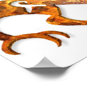 Novgorod Dragon roest Poster (Hoek)