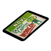 Novi Michigan Robot - Funny Magneet (Linkerzijde)
